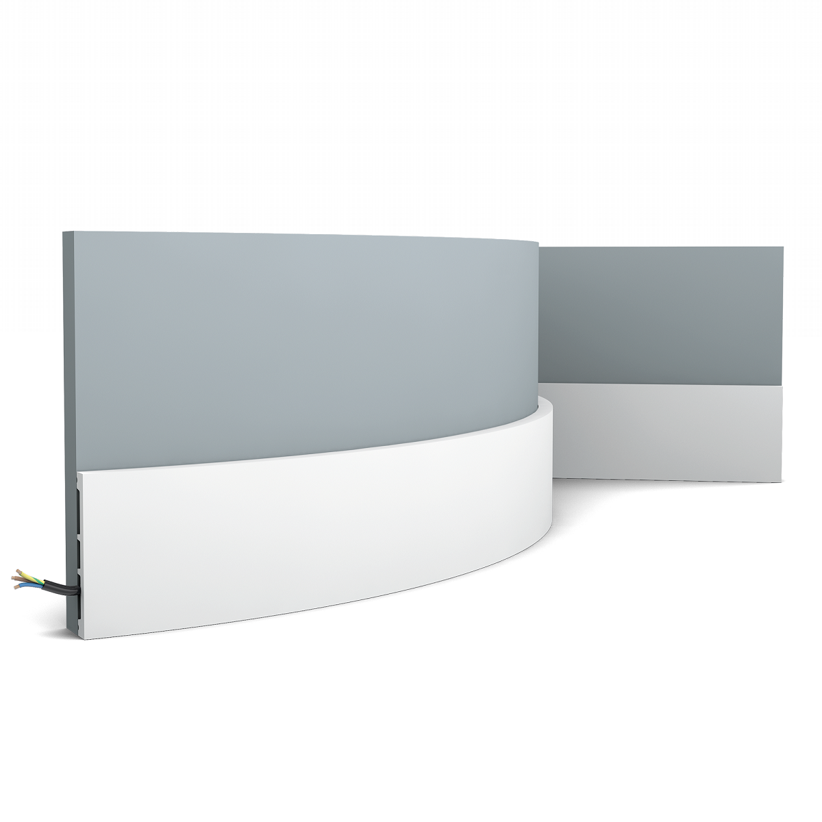 Плинтус Orac Decor Flex (гибкий) SX163F